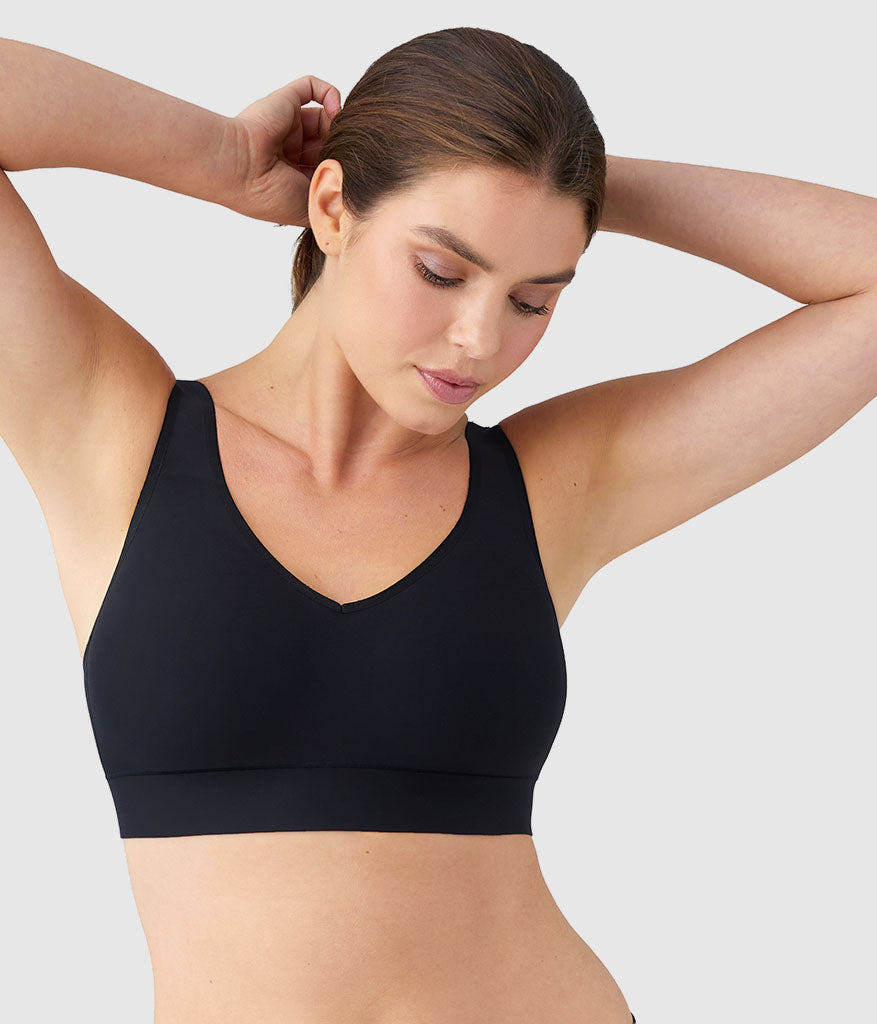Easy Like Sunday™ Wire Free Bra: Black – Wacoal Easy Like Sunday™ Wire Free Bra: Black – Wacoal