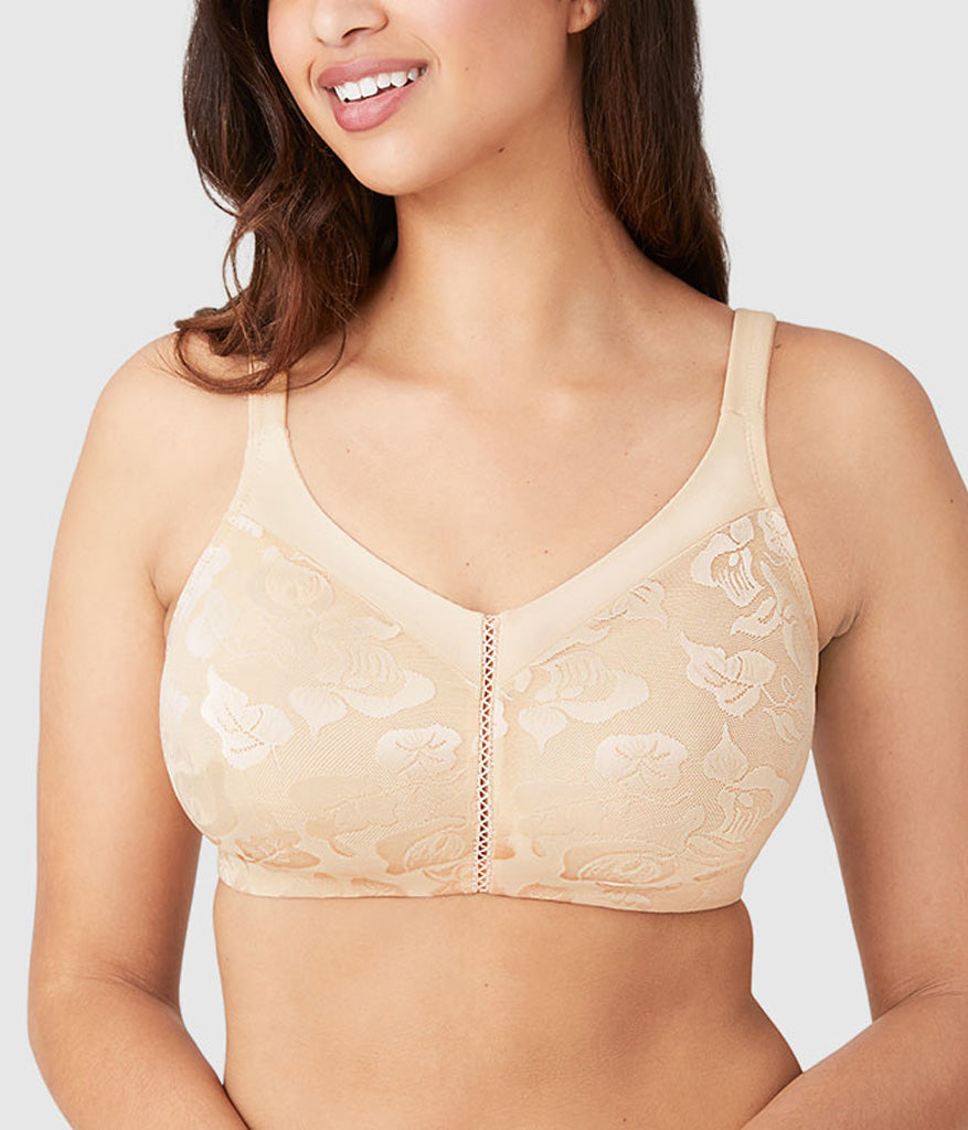 Awareness Full Figure Seamless Wire Free Bra: Sand – Wacoal