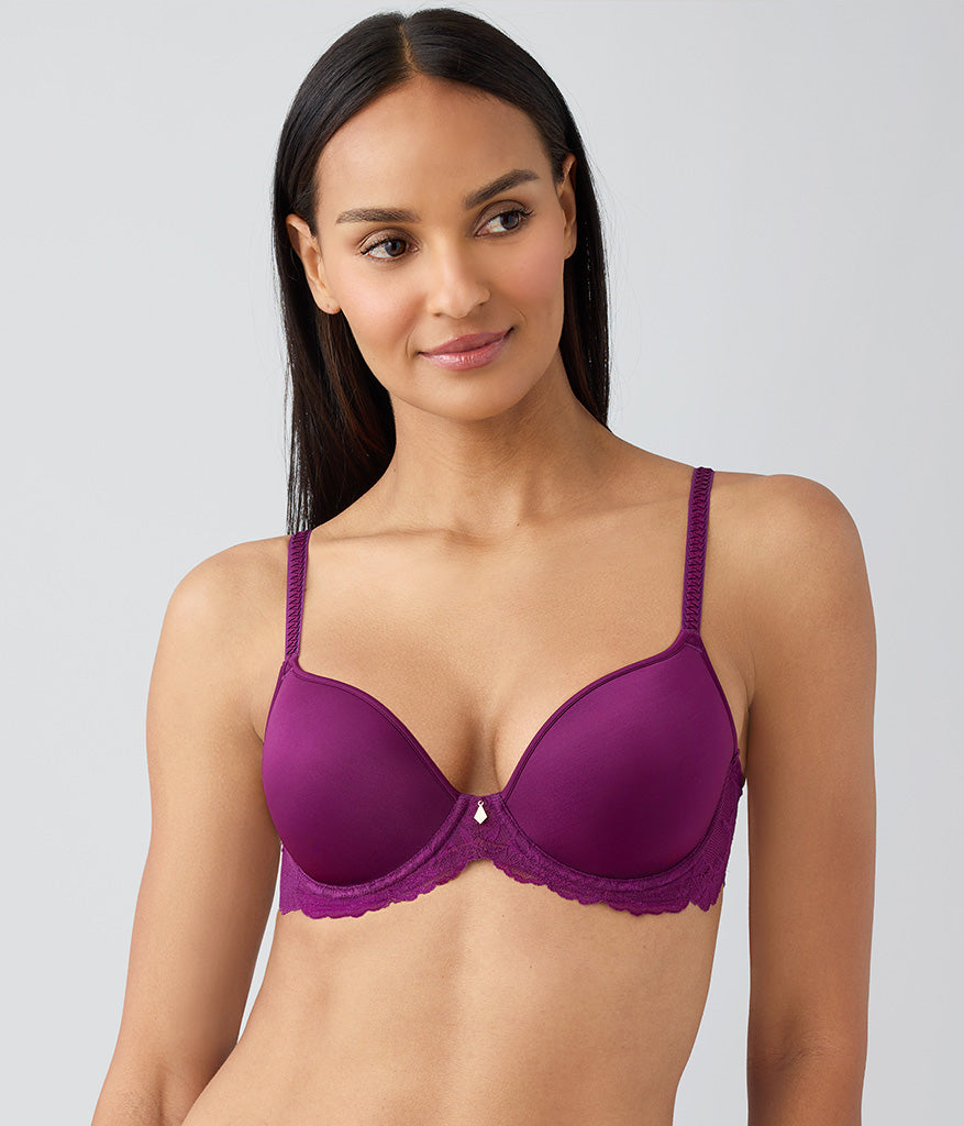Vivid Attraction T-Shirt Bra: Dark Purple – Wacoal