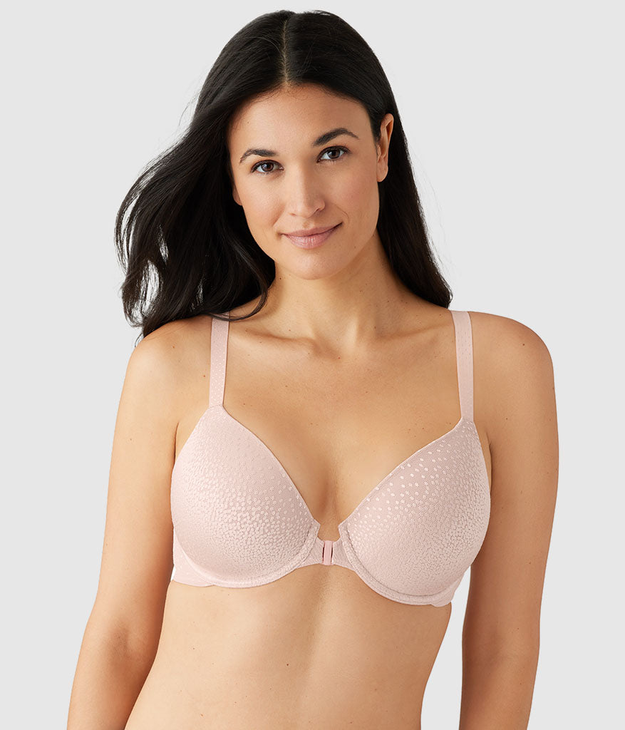 Back Appeal® Front Close T-Shirt Bra: Rose Dust – Wacoal