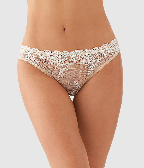 Embrace Lace® Bikini: Sand/Ivory