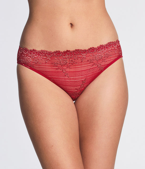 Embrace Lace® Bikini: Grandalia Red/Rose Gold