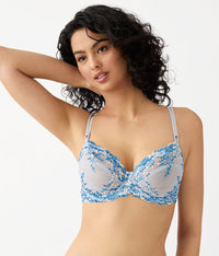 Embrace Lace®  Underwire Bra: Micro Chip Multi