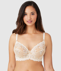 Embrace Lace®  Underwire Bra: Sand/Ivory