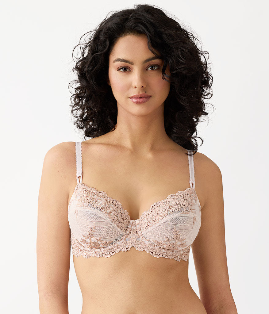 Embrace Lace® Underwire Bra: Angel Wing/Rose Dust
