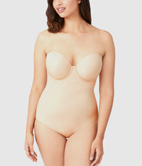Red Carpet™  Strapless Shaping Body Briefer: Sand