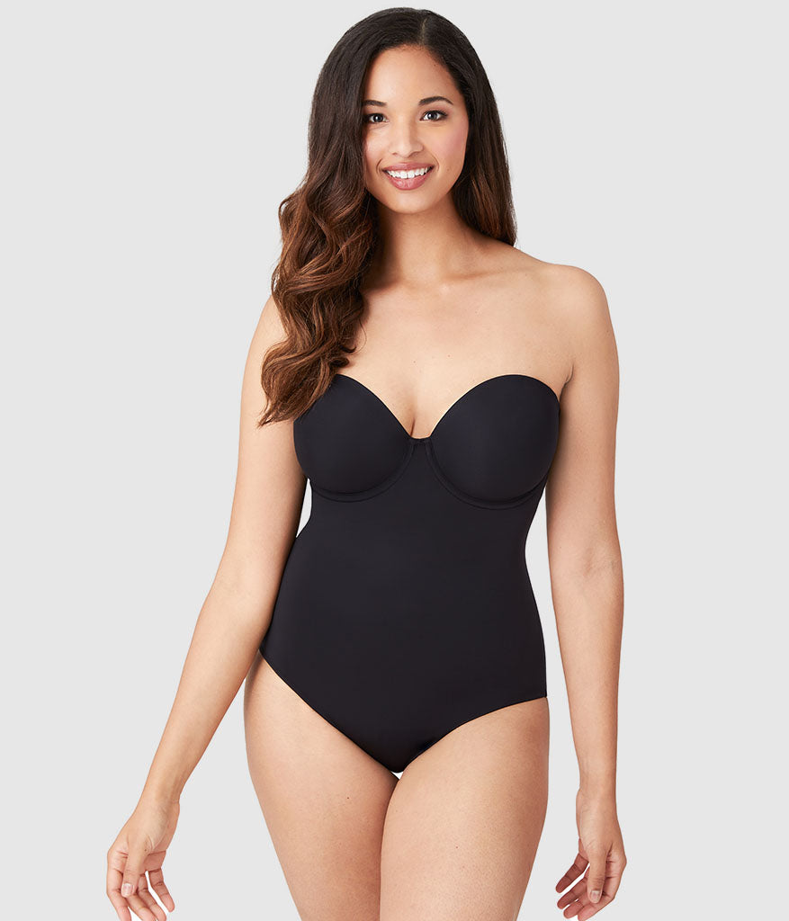 Red Carpet™  Strapless Shaping Body Briefer: Black