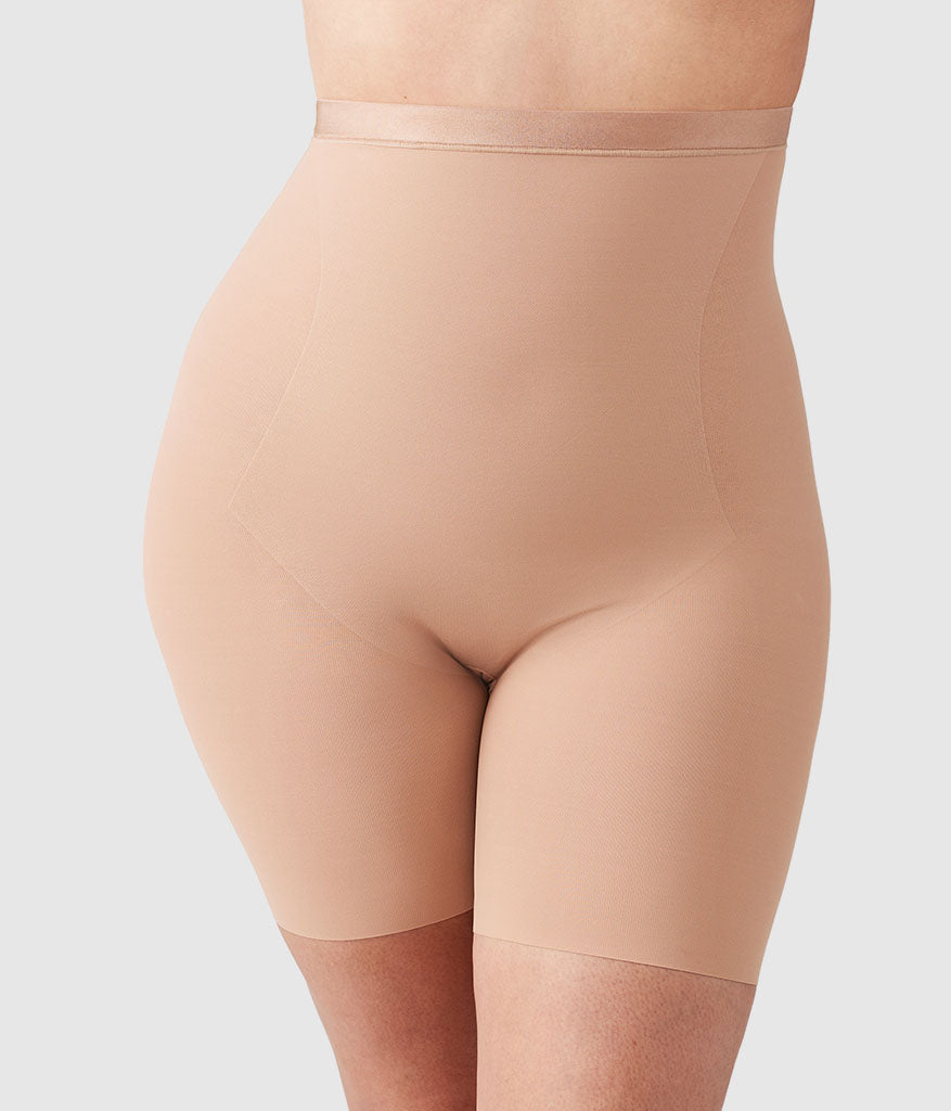 Shape Revelation® Hourglass Hi-Waist Thigh Shaper: Praline