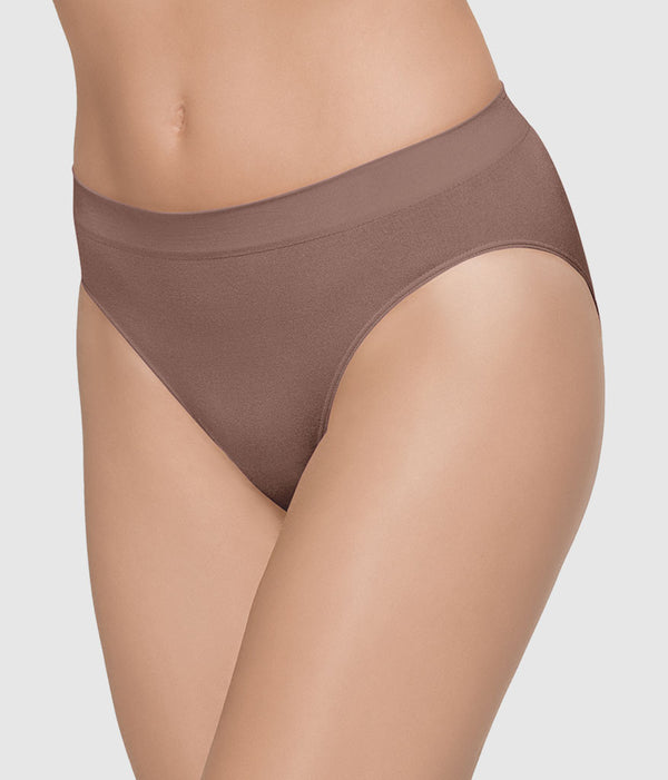 B-Smooth® Seamless Hi-Cut: Deep Taupe