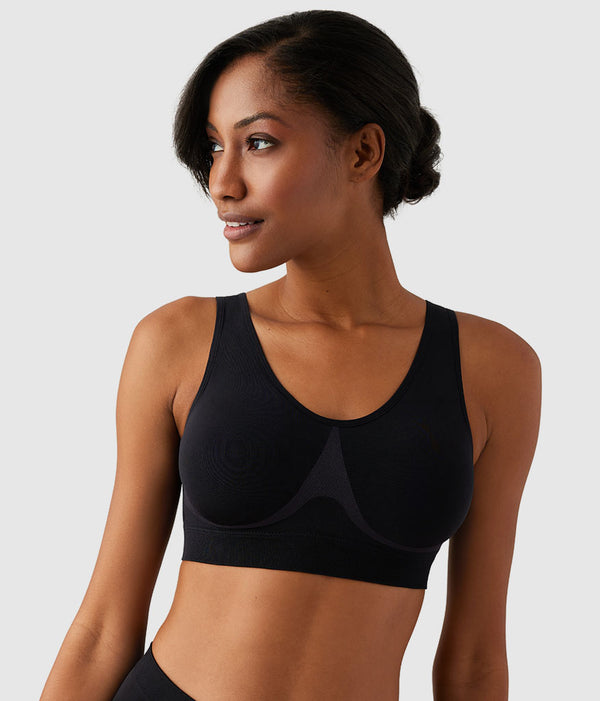 B-Smooth® Wire Free Bralette: Black
