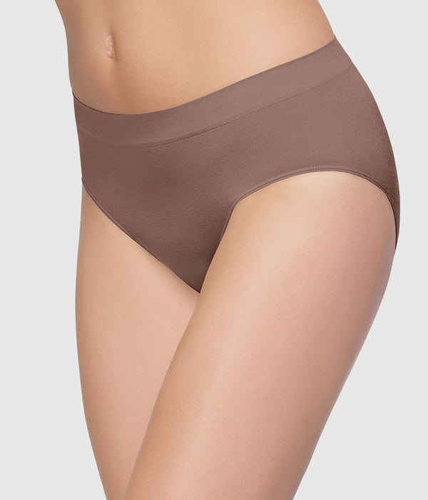B-Smooth® Seamless Brief: Deep Taupe
