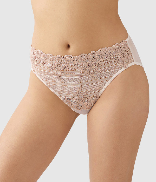 Embrace Lace® Hi-Cut: Angel Wing/Rose Dust