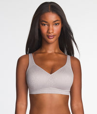Inside Job™ Wire Free Bra: Opal Gray
