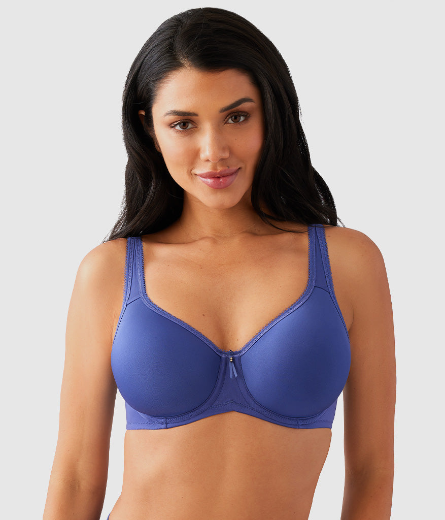 Basic Beauty Spacer Underwire T-Shirt Bra: Skipper Blue