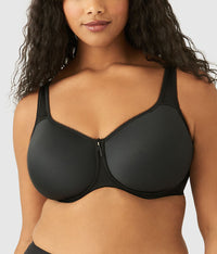 Basic Beauty Spacer Underwire T-Shirt Bra: Black