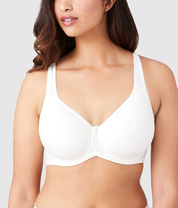 Basic Beauty Spacer Underwire T-Shirt Bra: White
