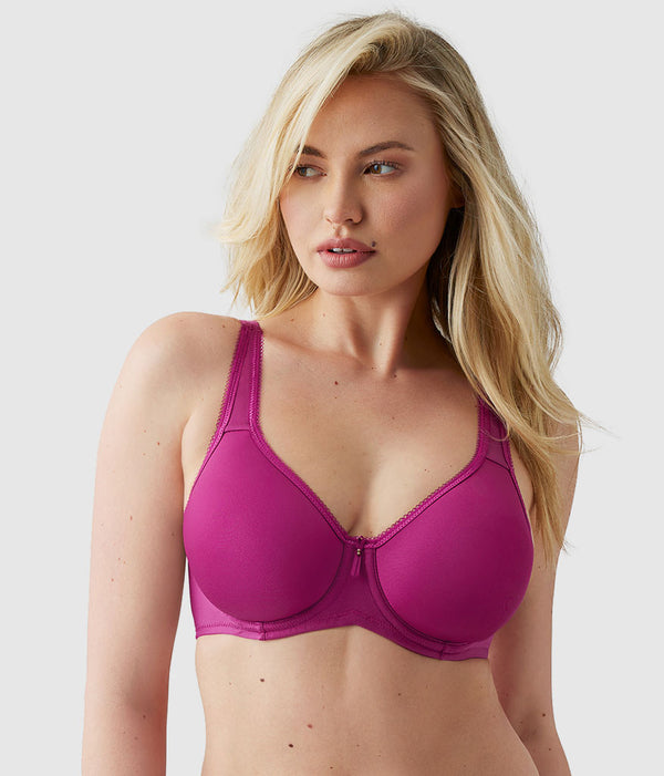 Basic Beauty Spacer Underwire T-Shirt Bra: Berry Fizz