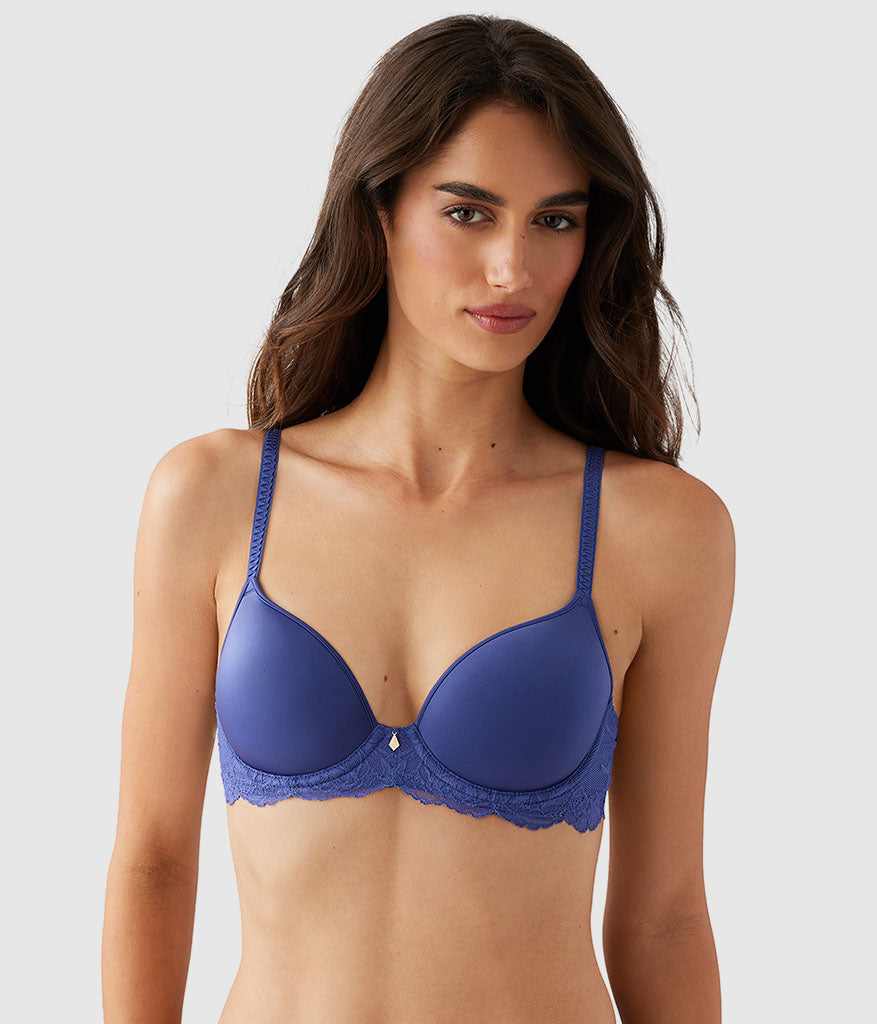 Vivid Attraction T-Shirt Bra: Skipper Blue