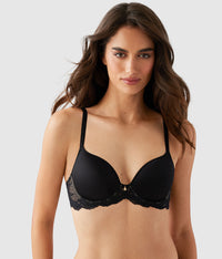 Vivid Attraction T-Shirt Bra: Black