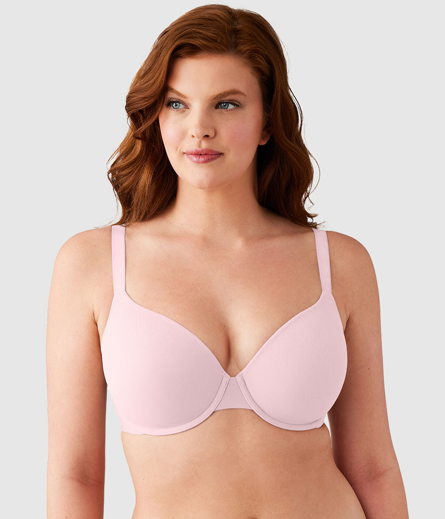 Shape Revelation® Shallow Top Underwire T-Shirt Bra: Ballet Slipper