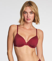 Baseline T-Shirt Bra: Cabernet