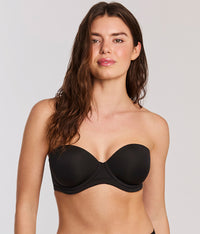 Red Carpet™ Strapless Underwire Bra: Black