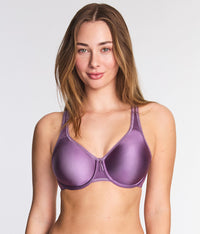 Basic Beauty Full Figure Seamless Underwire Bra: Italian Grape