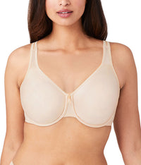 Basic Beauty Full Figure Seamless Underwire Bra: Sand