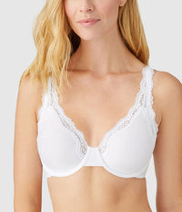 Softly Styled Underwire Bra: White