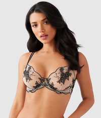 Midnight Soiree Underwire Bra: Caviar