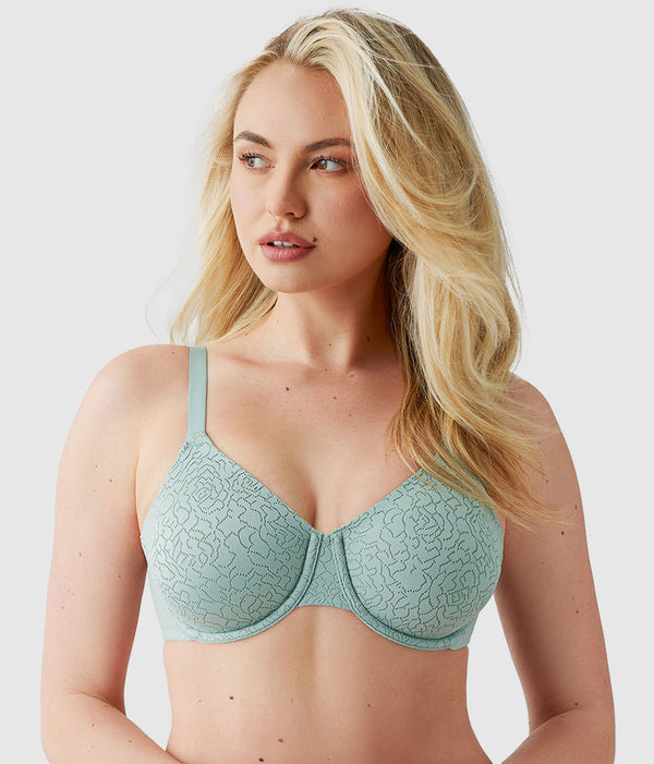 Inside Job™ Underwire Bra: Iceberg Green