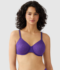 Inside Job™ Underwire Bra: Purple Indigo
