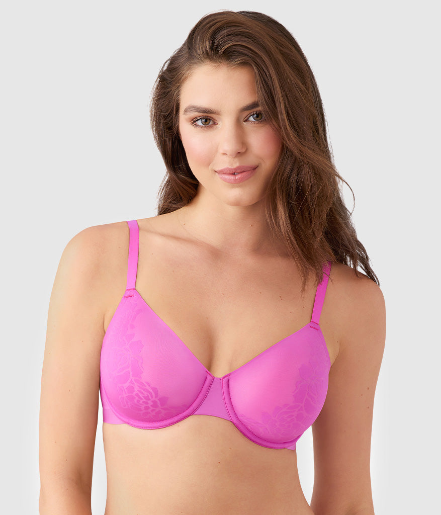 Confidence Boost™  Underwire Bra: Wild Azalea