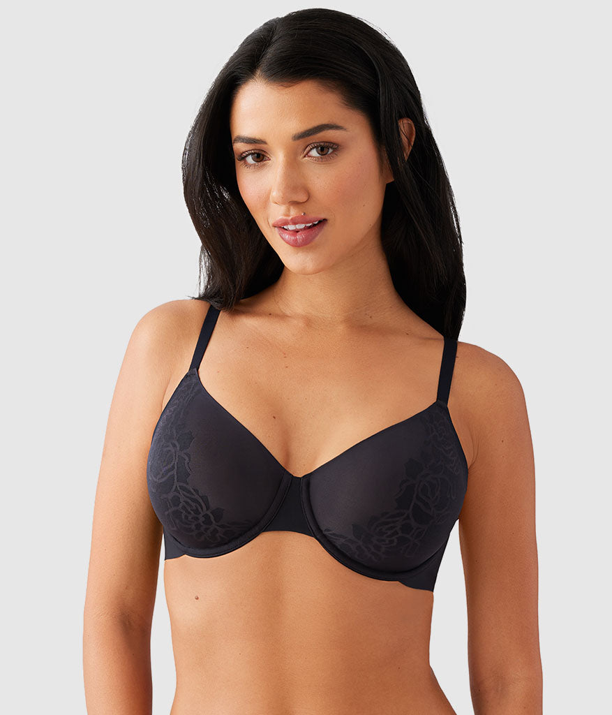Confidence Boost™  Underwire Bra: Black