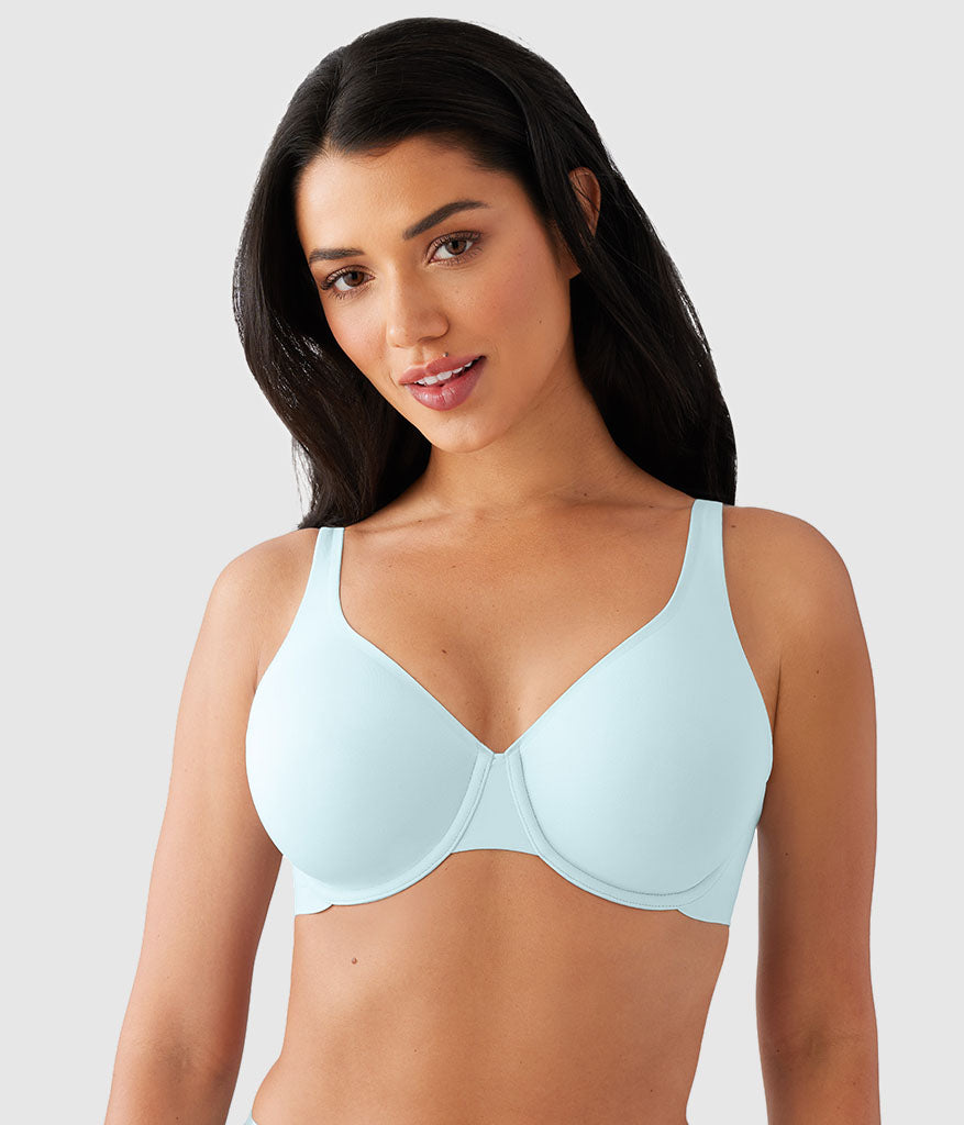 Comfortable Cool Underwire Bra: Pastel Blue