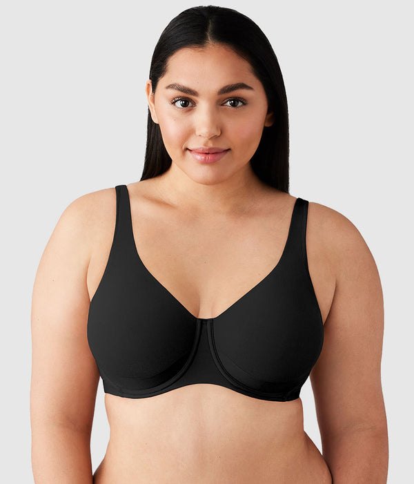 Shape Revelation® Pendulous Underwire Bra: Black