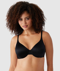 Inner Sheen Underwire Bra: Black