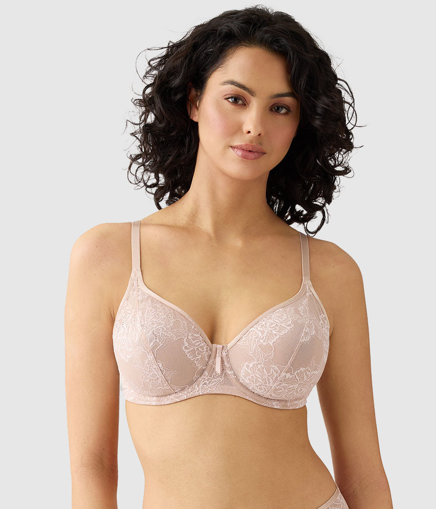 Full Bloom Underwire Bra: Rose Dust