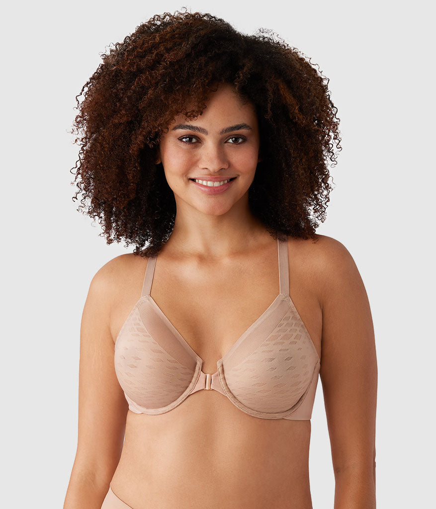 Elevated Allure Front Close Underwire Bra: Roebuck