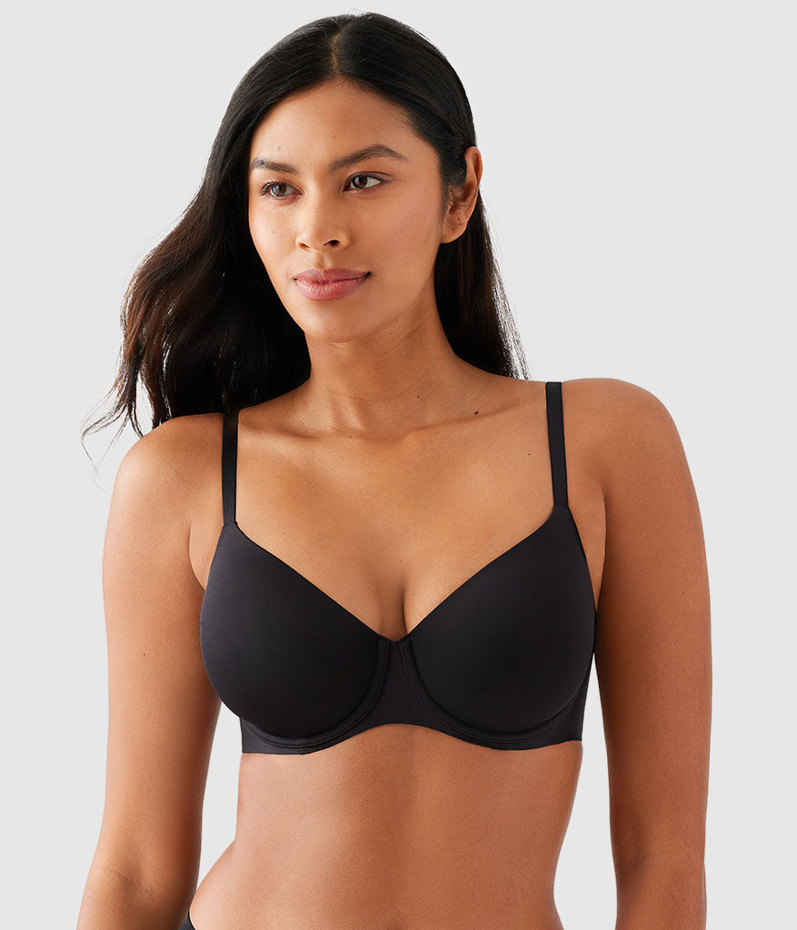 Sleek Standard Underwire Bra: Black