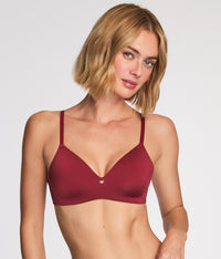 Baseline Wire Free T-Shirt Bra: Cabernet