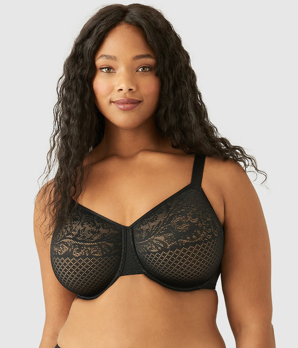 Visual Effects Minimizer Bra: Black