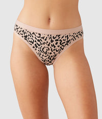 Understated Cotton Bikini: Cheetah