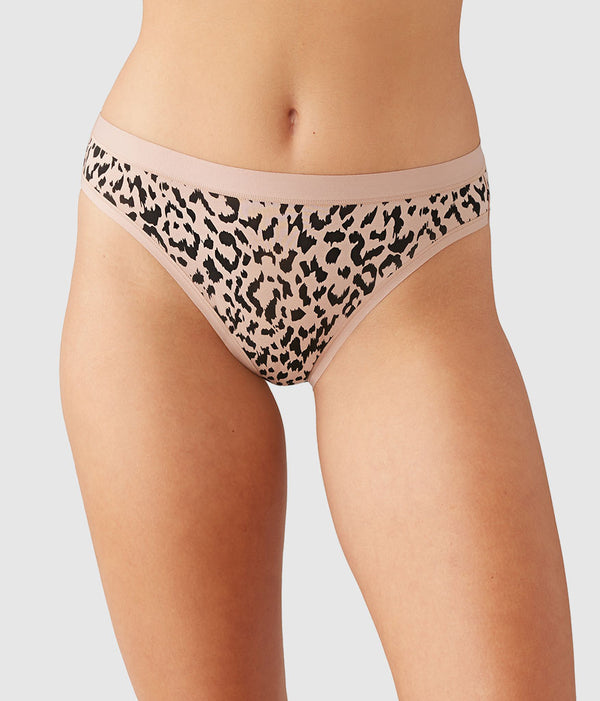 Understated Cotton Bikini: Cheetah
