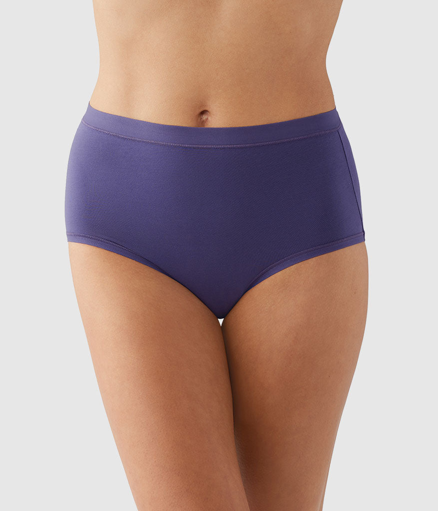 Understated Cotton Brief: Skipper Blue