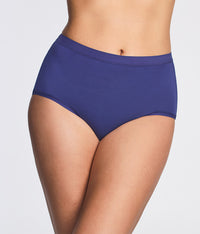 Understated Cotton Brief: Deep Cobalt