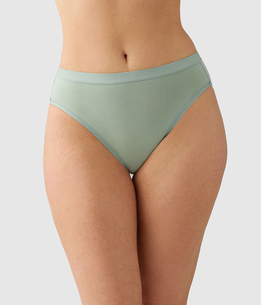 Understated Cotton Hi-Cut: Iceberg Green