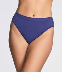 Understated Cotton Hi-Cut: Deep Cobalt