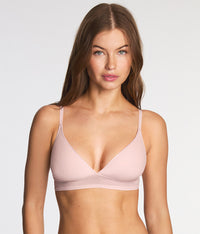 Full Transparency Bralette: Rose Smoke