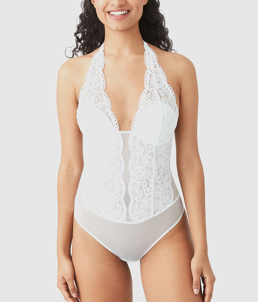 Ciao Bella Bodysuit: White